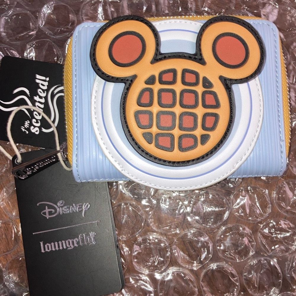 Disney Loungefly Mickey Mouse scented Wallet - Blue and Yellow
